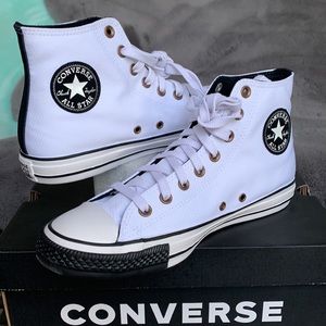 CONVERSE CTAS HI WHITE/WHITE/BLACK MEN’S
